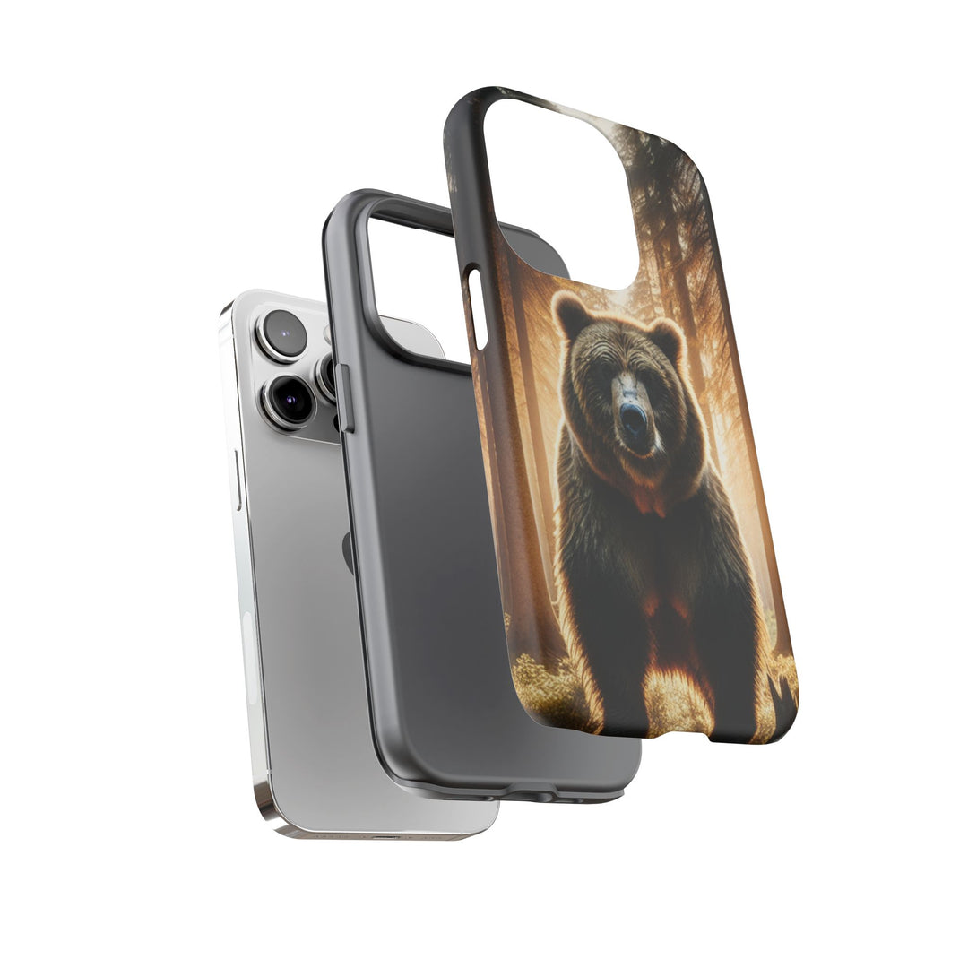 Wildlife Phone Case - Tough Cases with Bear Design, Nature Lover Gift, Animal-Themed Accessories, Eco-Friendly Tech Protection