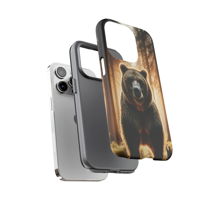 Wildlife Phone Case - Tough Cases with Bear Design, Nature Lover Gift, Animal-Themed Accessories, Eco-Friendly Tech Protection