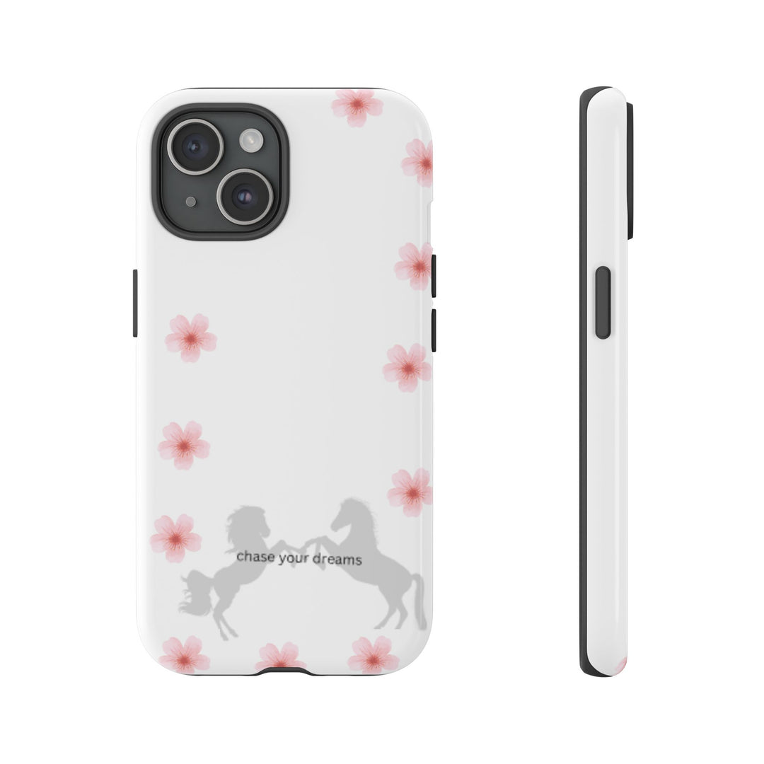 Chase Your Dreams Floral Phone Case