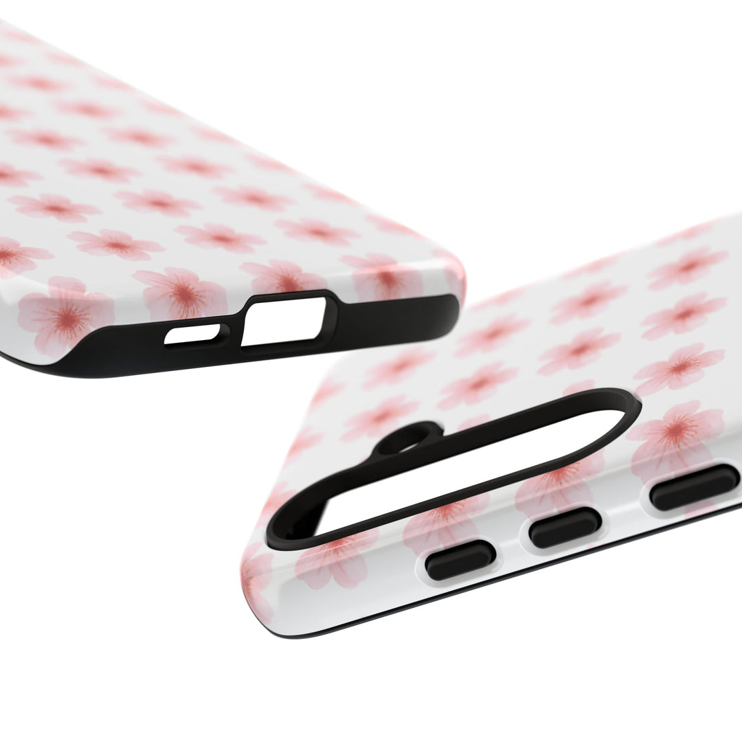 Cherry Blossom Tough Phone Case - Floral Design for Spring & Summer