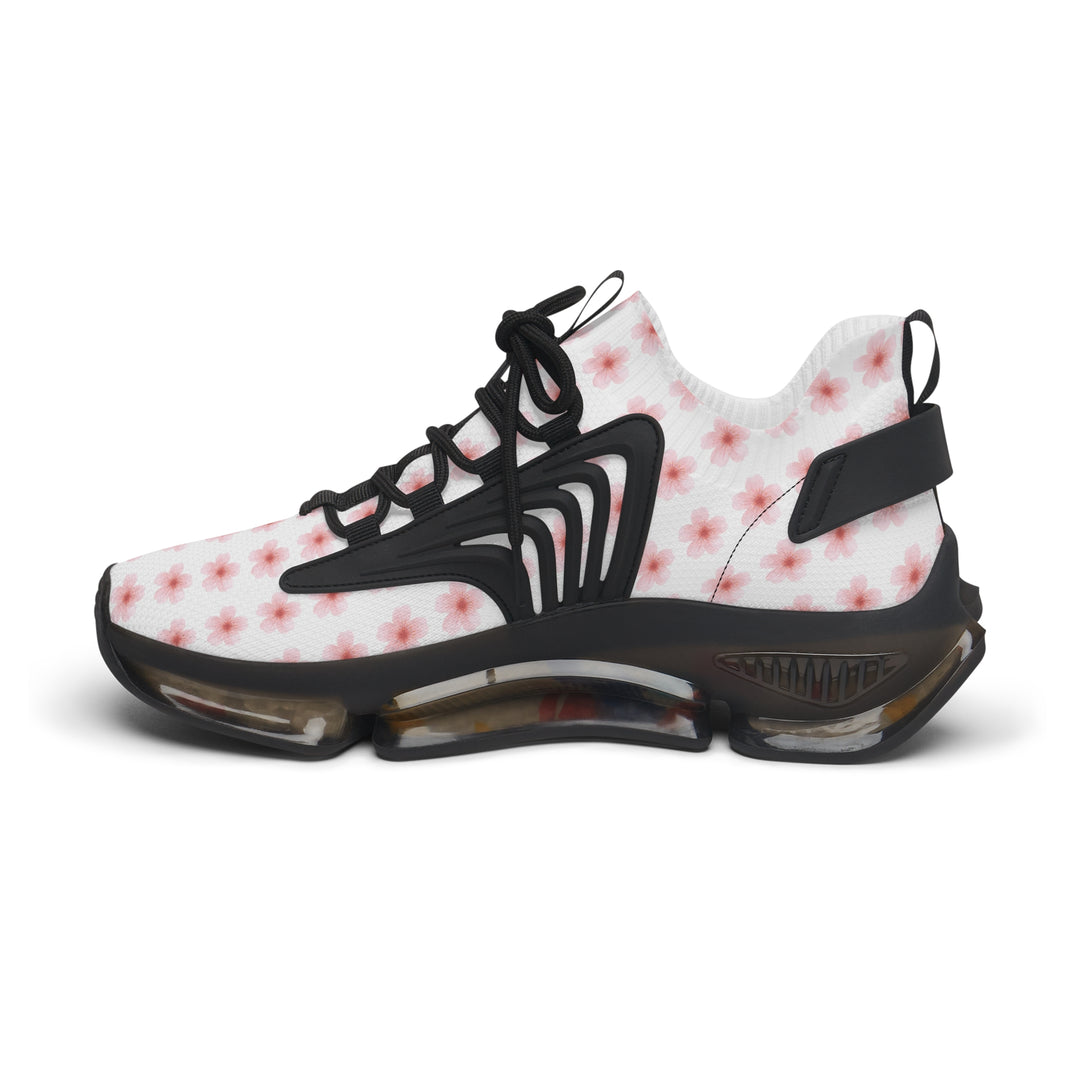 Women's Floral Mesh Sneakers - Lightweight Comfort for Active Lifestyle