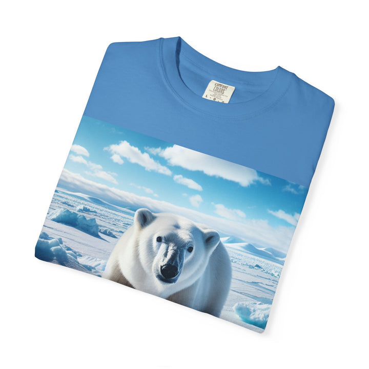 Polar Bear Graphic Unisex Garment-Dyed T-Shirt