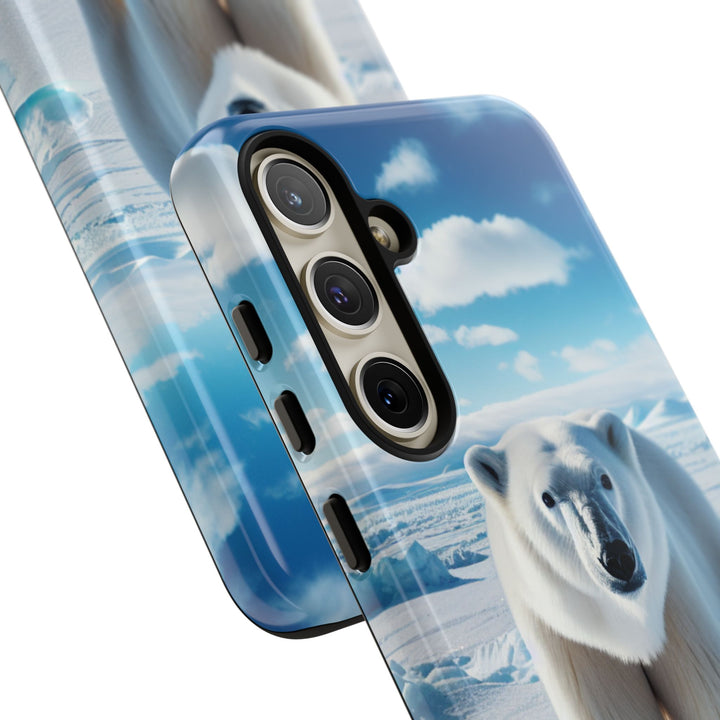 Polar Bear Tough Phone Case - Durable Protector with Arctic Design