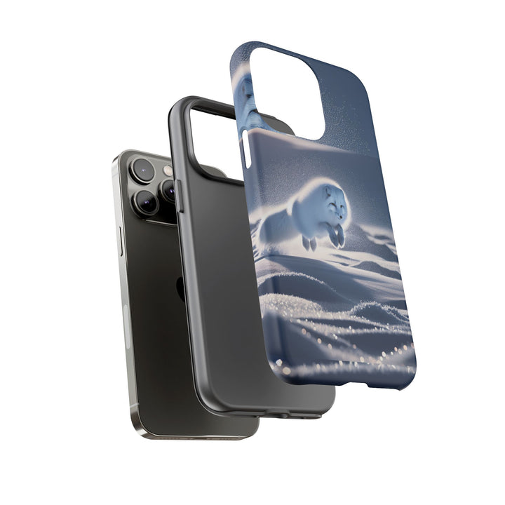 Cute Arctic Fox Phone Case – Tough Protective Cover for Animal Lovers