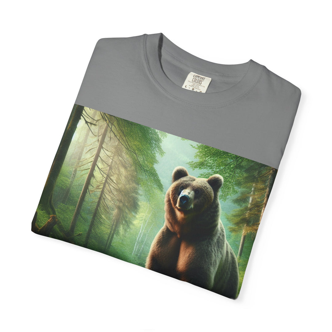 Nature-Inspired Unisex Bear Graphic Tee - Ideal for Outdoor Enthusiasts