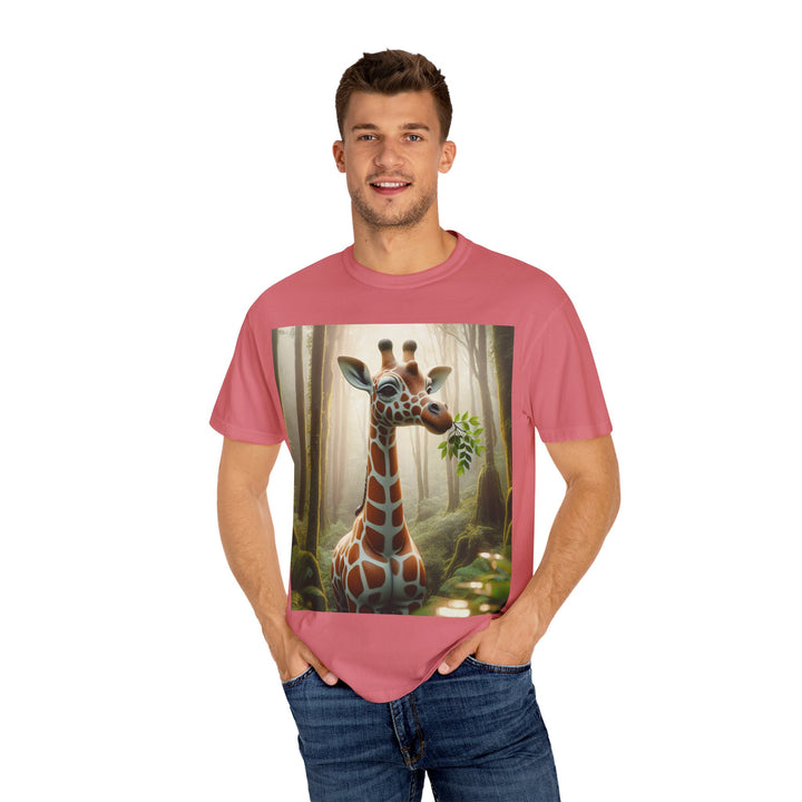 Playful Giraffe Unisex T-Shirt - Nature-Inspired Graphic Tee