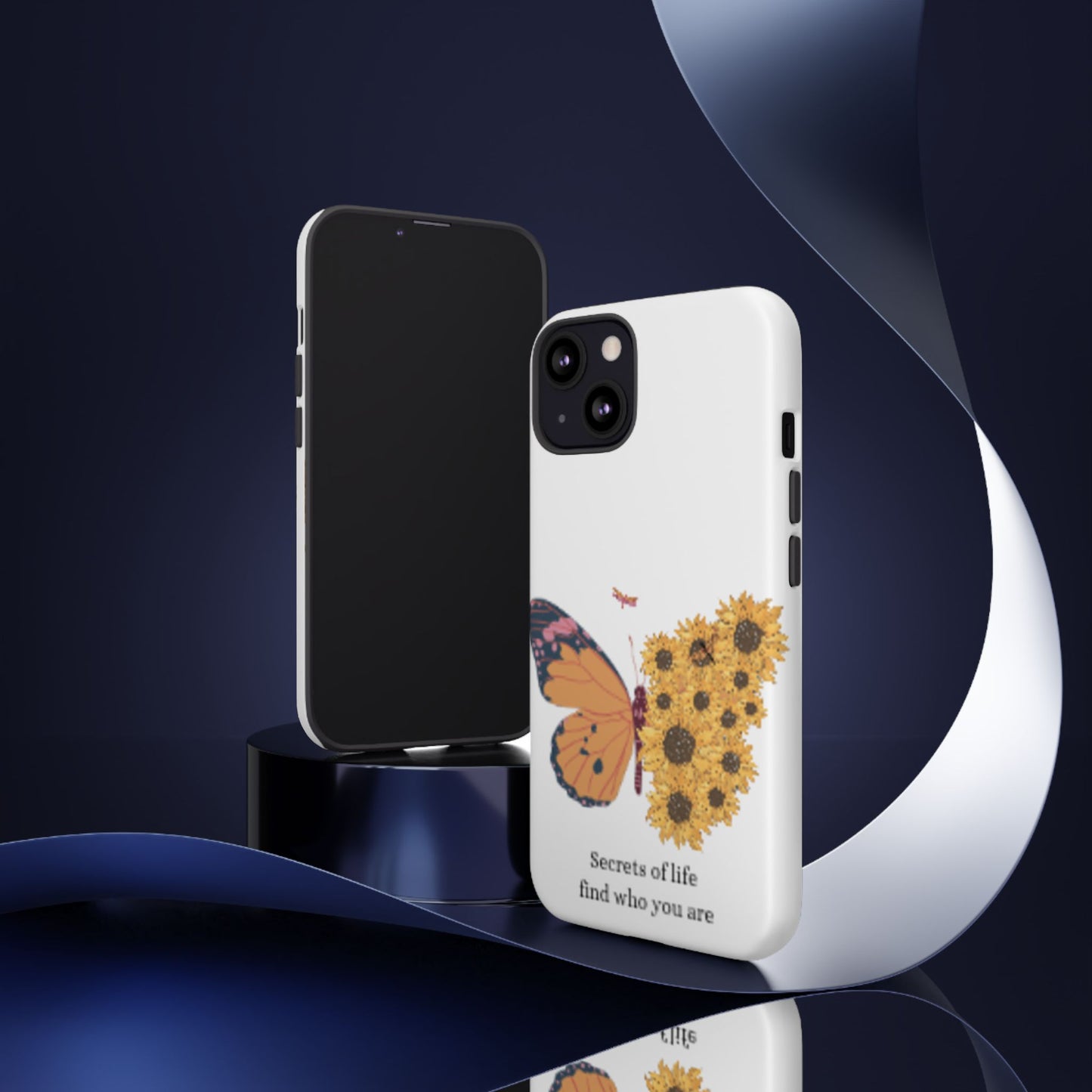 Butterfly & Sunflower Phone Case - "Secrets of Life" Design