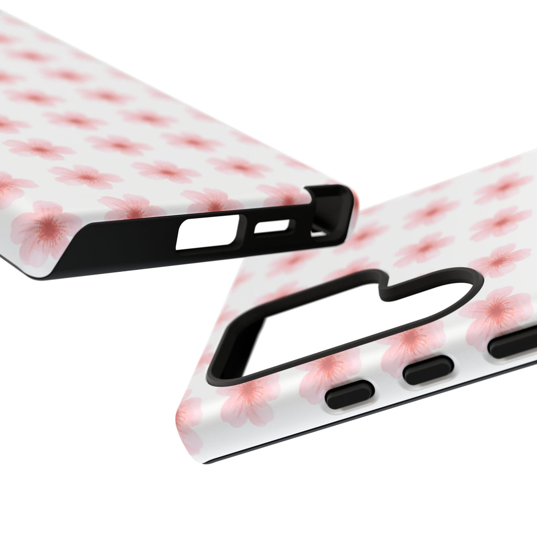 Cherry Blossom Tough Phone Case - Floral Design for Spring & Summer