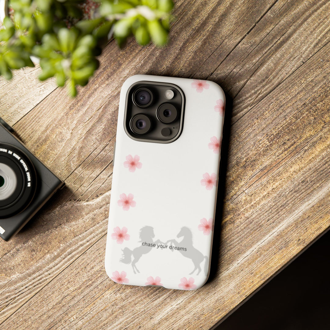 Chase Your Dreams Floral Phone Case