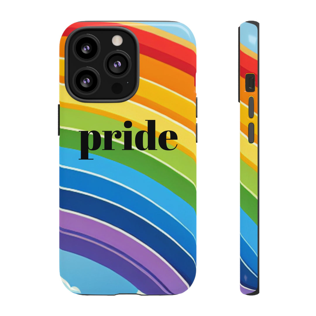 Pride Phone Case - Rainbow Gradient, LGBTQ+ Accessory, Colorful Phone Cover, Unique Gift for Pride Month, Phone Protection