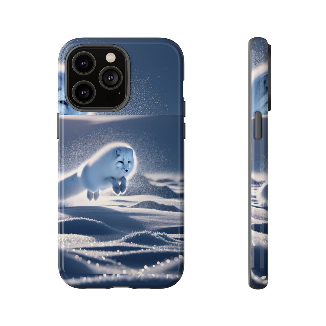 Cute Arctic Fox Phone Case – Tough Protective Cover for Animal Lovers