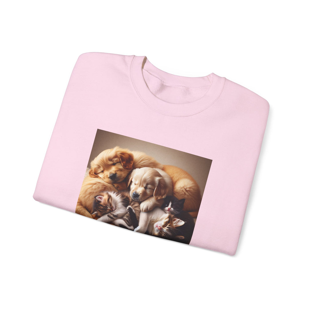 Cozy Pet Lovers' Crewneck Sweatshirt | Cute Dog Design | Gift for Animal Lovers | Comfy Pullover | Birthday or Holiday Gift
