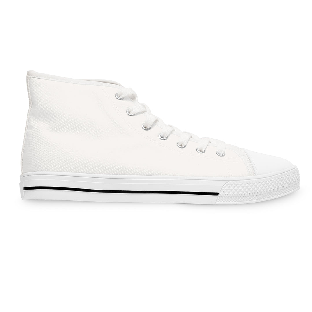 Women&#039;s High Top Sneakers with Butterfly Design - Inspire Your Style