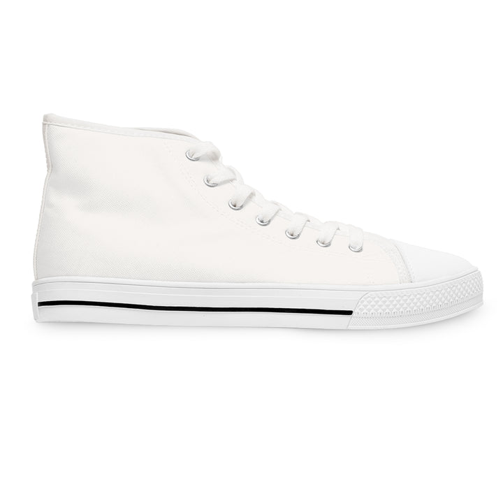 Women&#039;s High Top Sneakers with Butterfly Design - Inspire Your Style