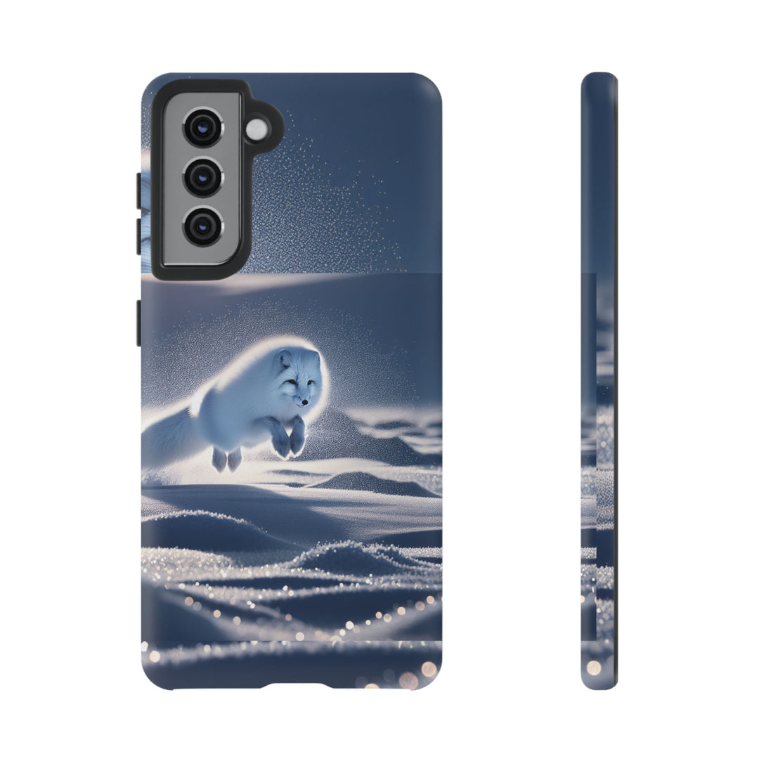 Cute Arctic Fox Phone Case – Tough Protective Cover for Animal Lovers