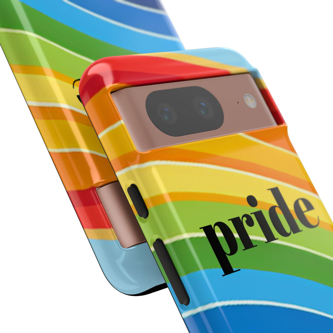 Pride Phone Case - Rainbow Gradient, LGBTQ+ Accessory, Colorful Phone Cover, Unique Gift for Pride Month, Phone Protection
