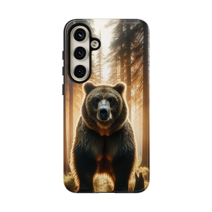 Wildlife Phone Case - Tough Cases with Bear Design, Nature Lover Gift, Animal-Themed Accessories, Eco-Friendly Tech Protection