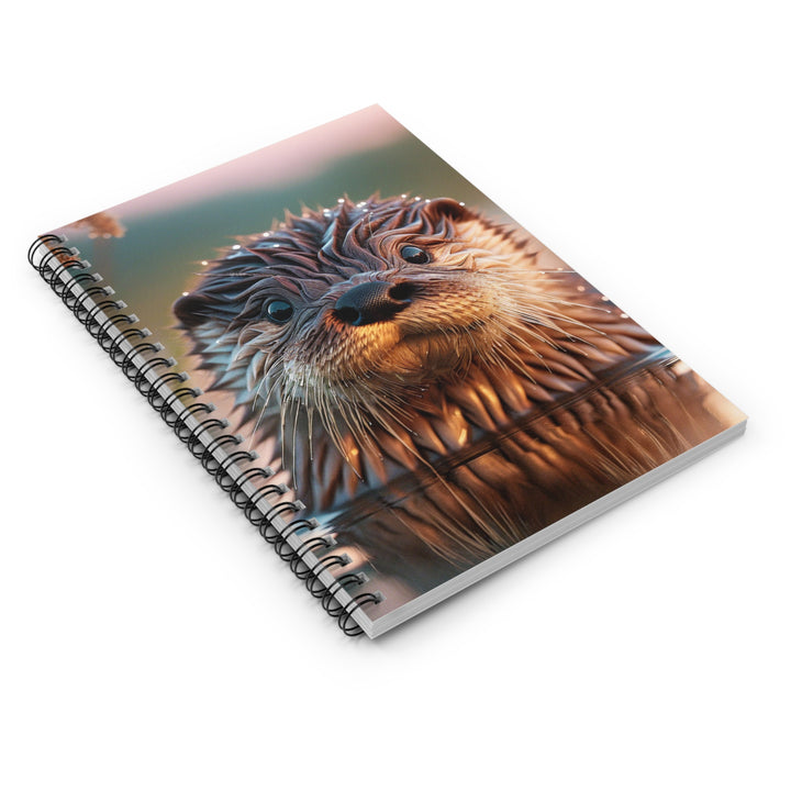 Cute Otter Spiral Notebook - Perfect for School and Journaling