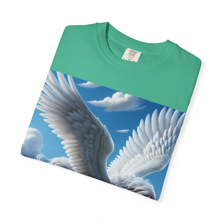 Mythical Pegasus Unisex Garment-Dyed T-shirt | Dreamy Fantasy Art Tee