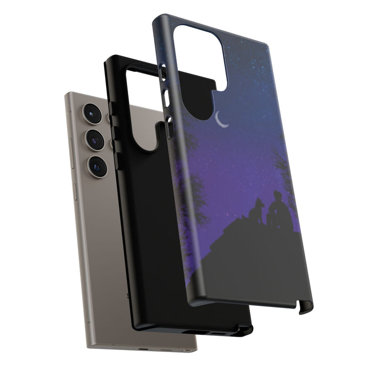 Starry Night Phone Case for Dog Lovers