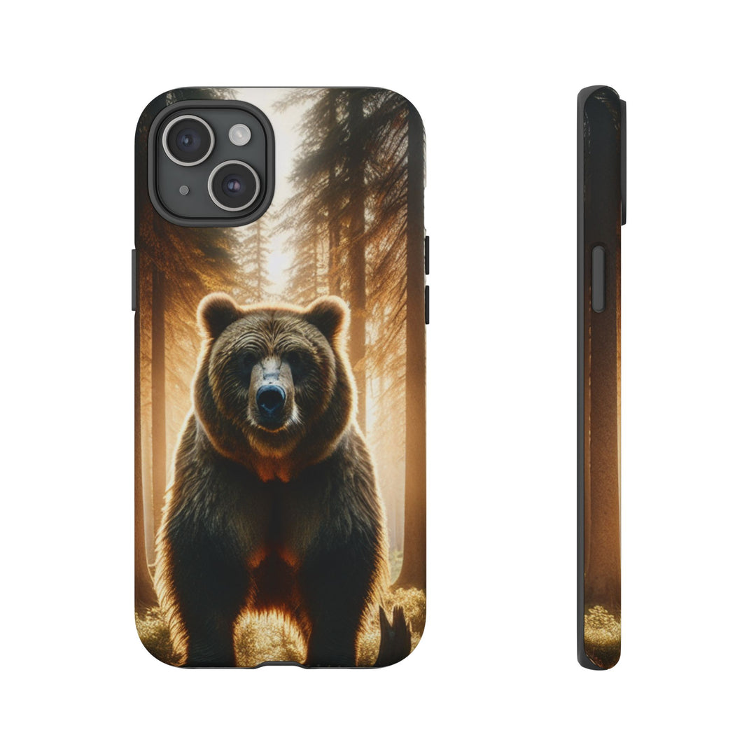 Wildlife Phone Case - Tough Cases with Bear Design, Nature Lover Gift, Animal-Themed Accessories, Eco-Friendly Tech Protection