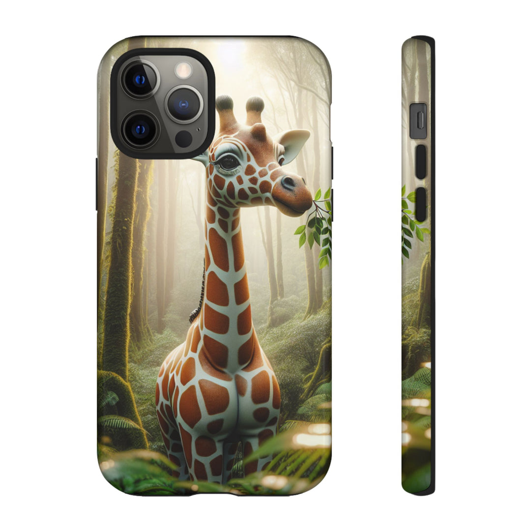 Giraffe Tough Phone Case - Cute Animal Design for Nature Lovers