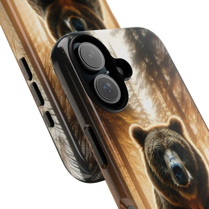 Wildlife Phone Case - Tough Cases with Bear Design, Nature Lover Gift, Animal-Themed Accessories, Eco-Friendly Tech Protection