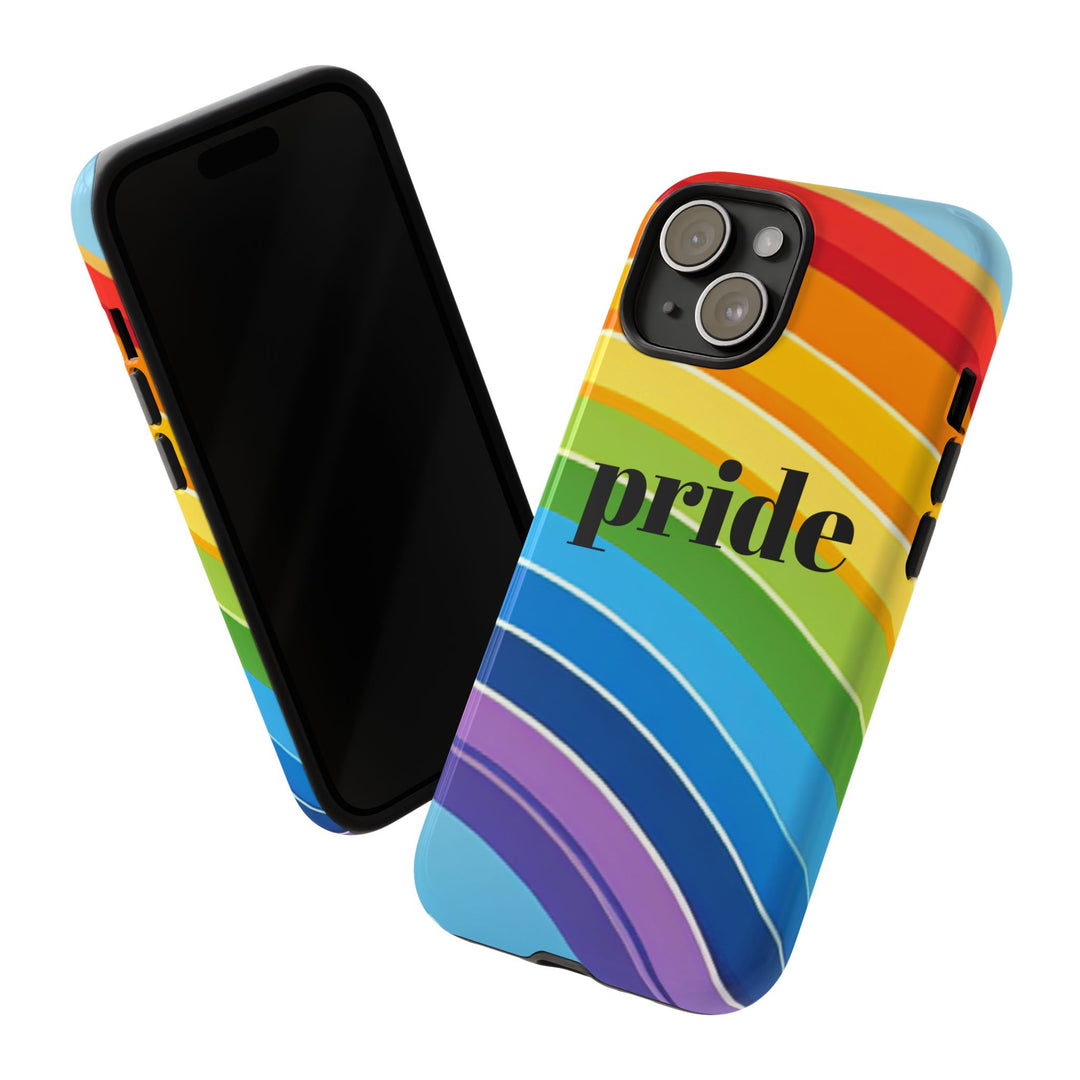 Pride Phone Case - Rainbow Gradient, LGBTQ+ Accessory, Colorful Phone Cover, Unique Gift for Pride Month, Phone Protection