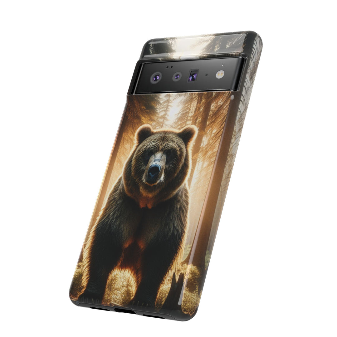 Wildlife Phone Case - Tough Cases with Bear Design, Nature Lover Gift, Animal-Themed Accessories, Eco-Friendly Tech Protection