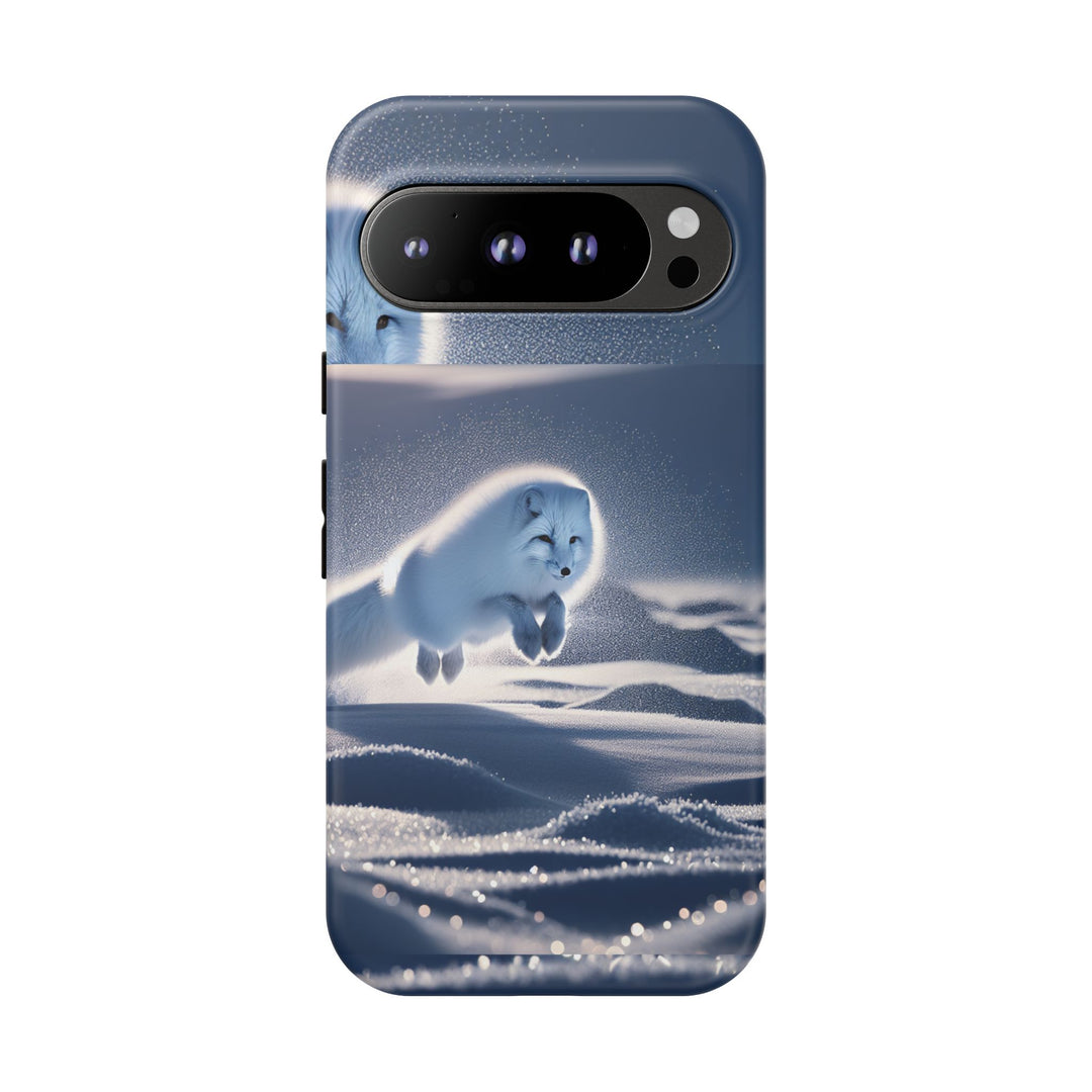 Cute Arctic Fox Phone Case – Tough Protective Cover for Animal Lovers