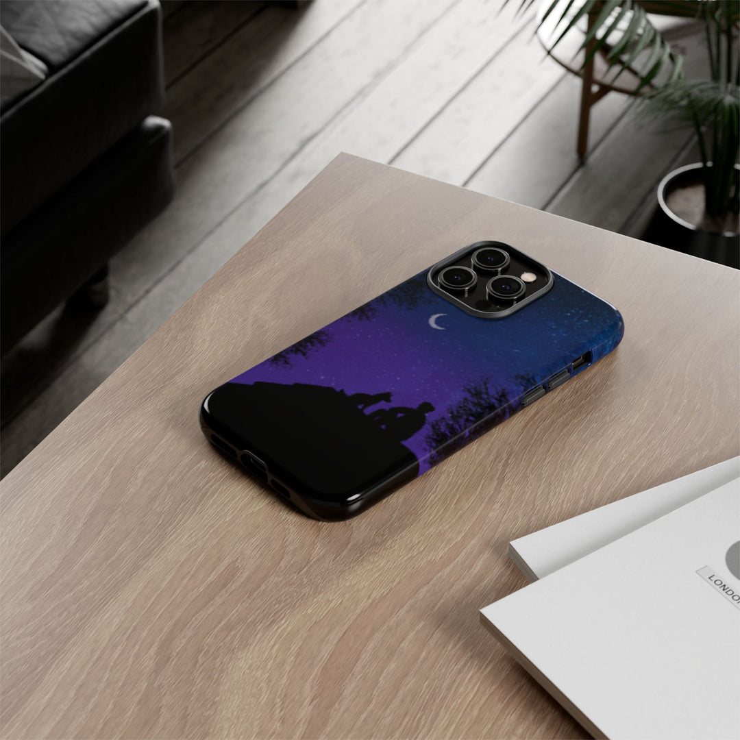 Starry Night Phone Case for Dog Lovers