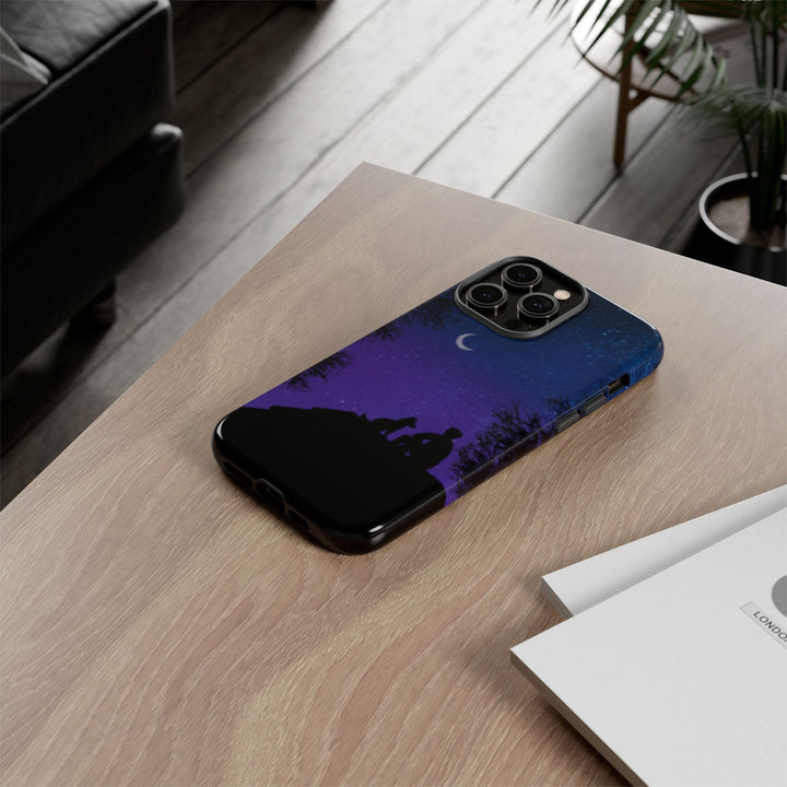 Starry Night Phone Case for Dog Lovers