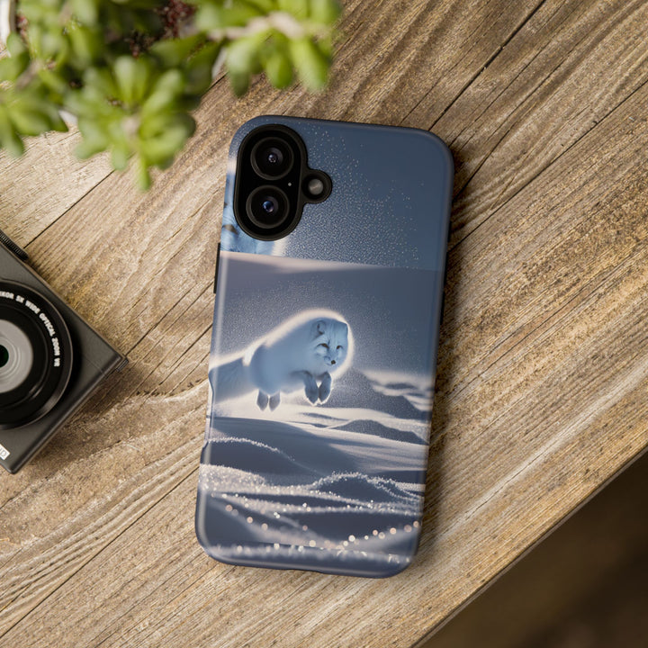 Cute Arctic Fox Phone Case – Tough Protective Cover for Animal Lovers