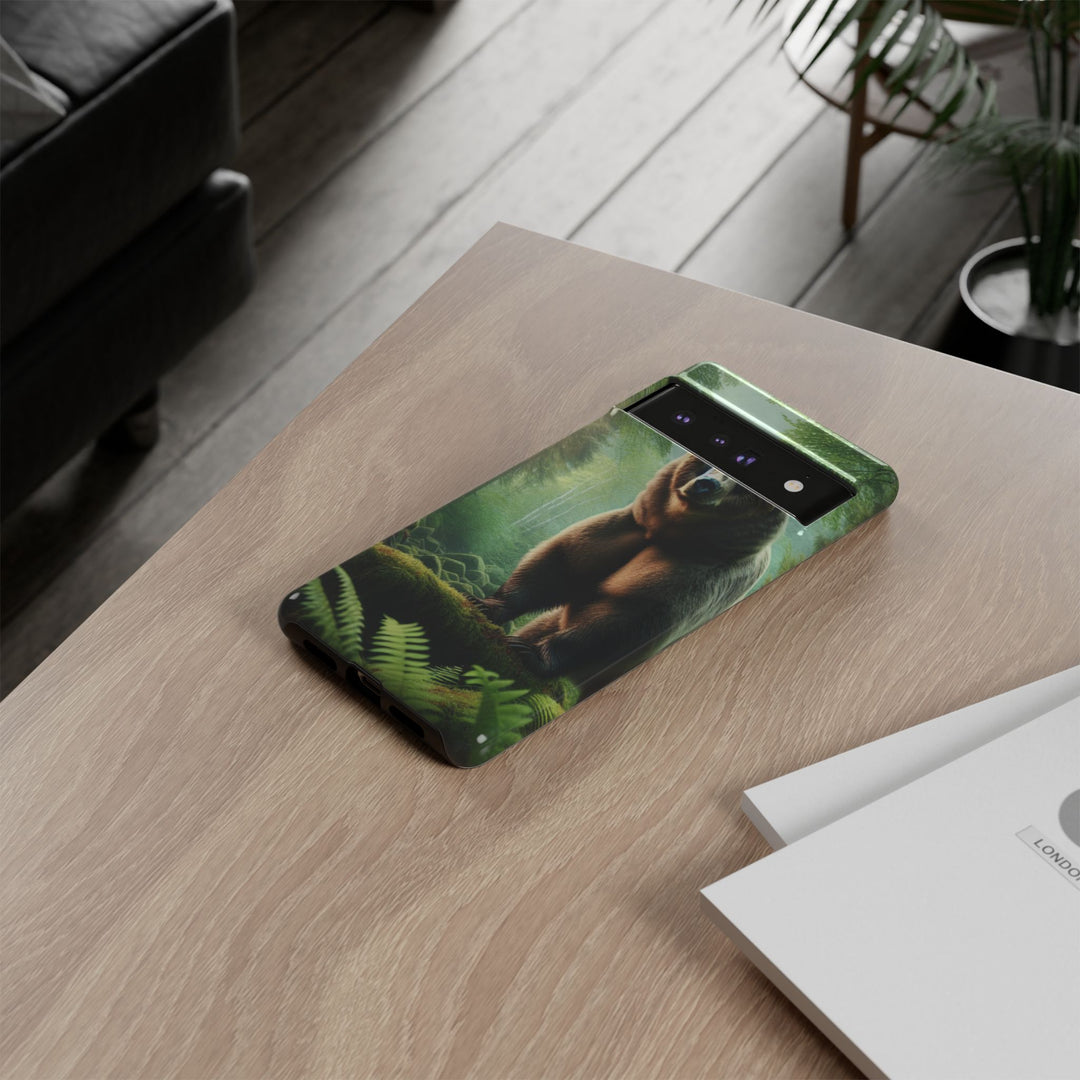 Wildlife Phone Case - Tough Bear Design for Nature Lovers