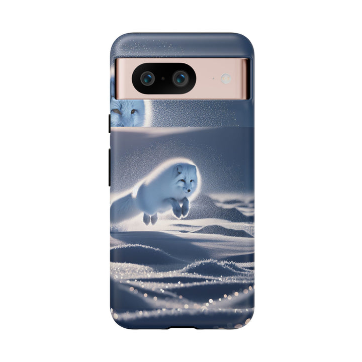Cute Arctic Fox Phone Case – Tough Protective Cover for Animal Lovers
