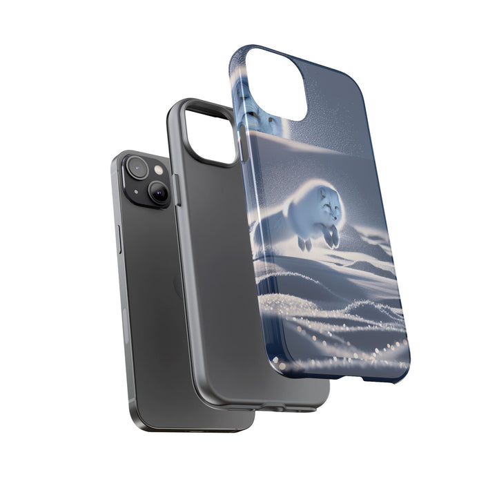 Cute Arctic Fox Phone Case – Tough Protective Cover for Animal Lovers