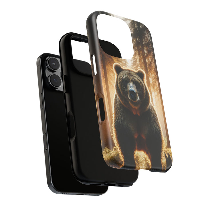 Wildlife Phone Case - Tough Cases with Bear Design, Nature Lover Gift, Animal-Themed Accessories, Eco-Friendly Tech Protection
