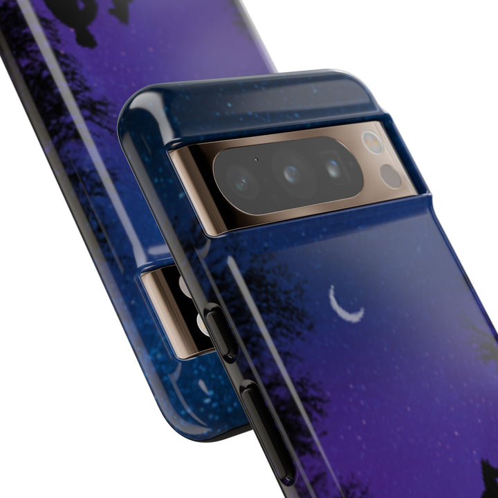 Starry Night Phone Case for Dog Lovers