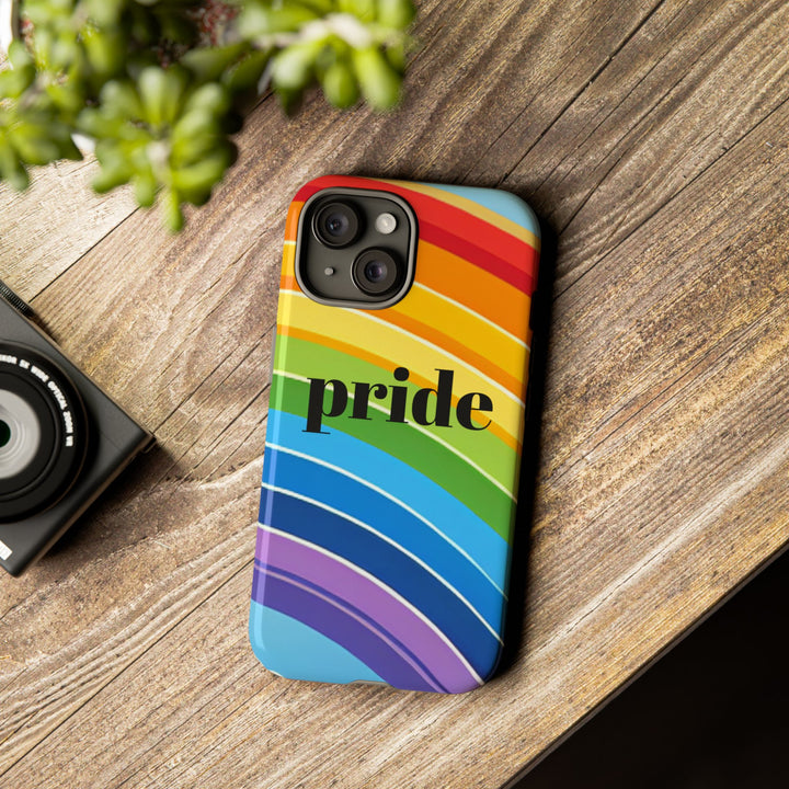 Pride Phone Case - Rainbow Gradient, LGBTQ+ Accessory, Colorful Phone Cover, Unique Gift for Pride Month, Phone Protection