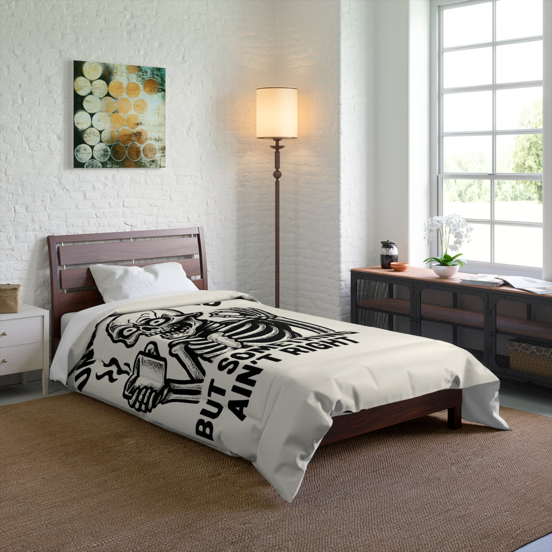"Undiagnosed" Skeleton Comforter