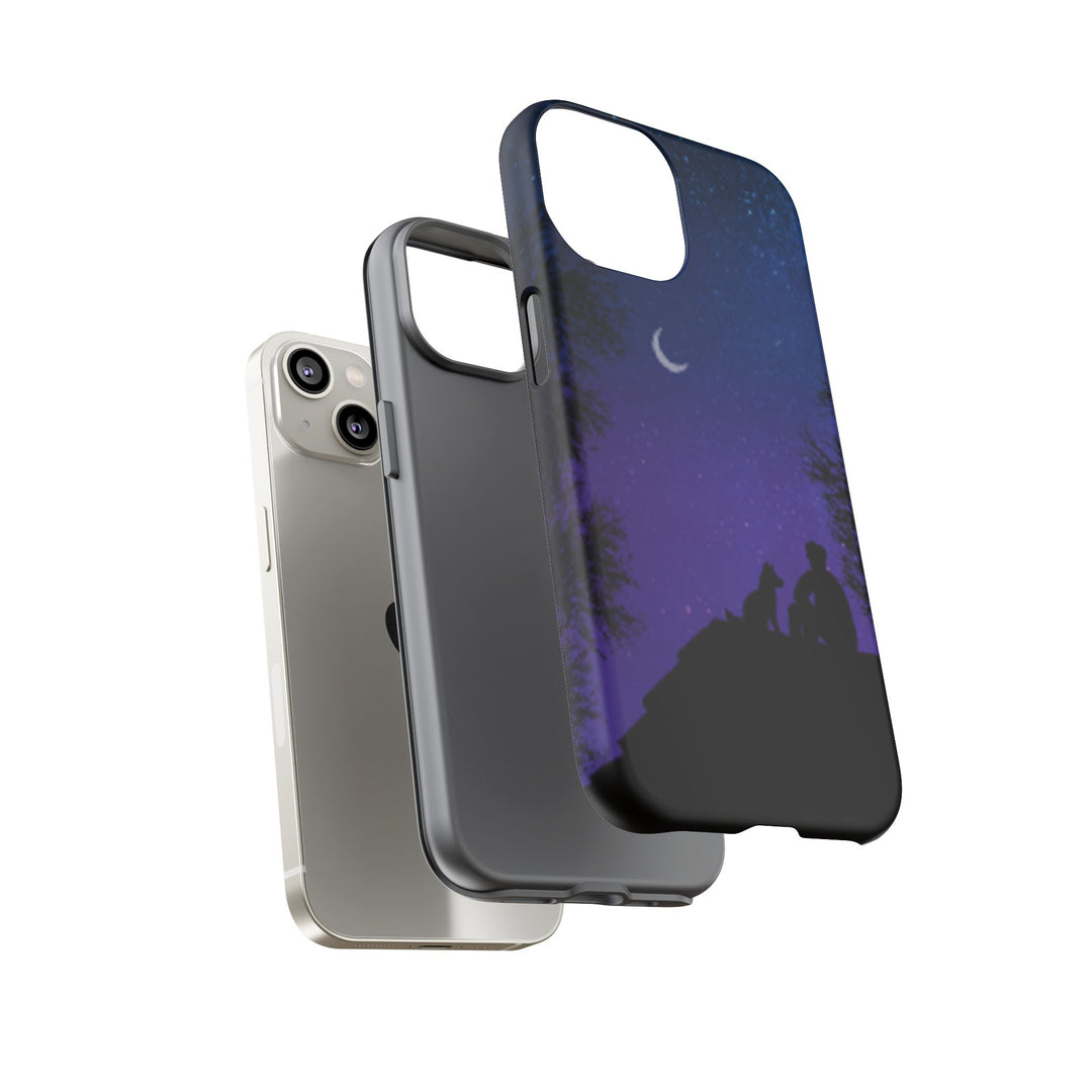 Starry Night Phone Case for Dog Lovers
