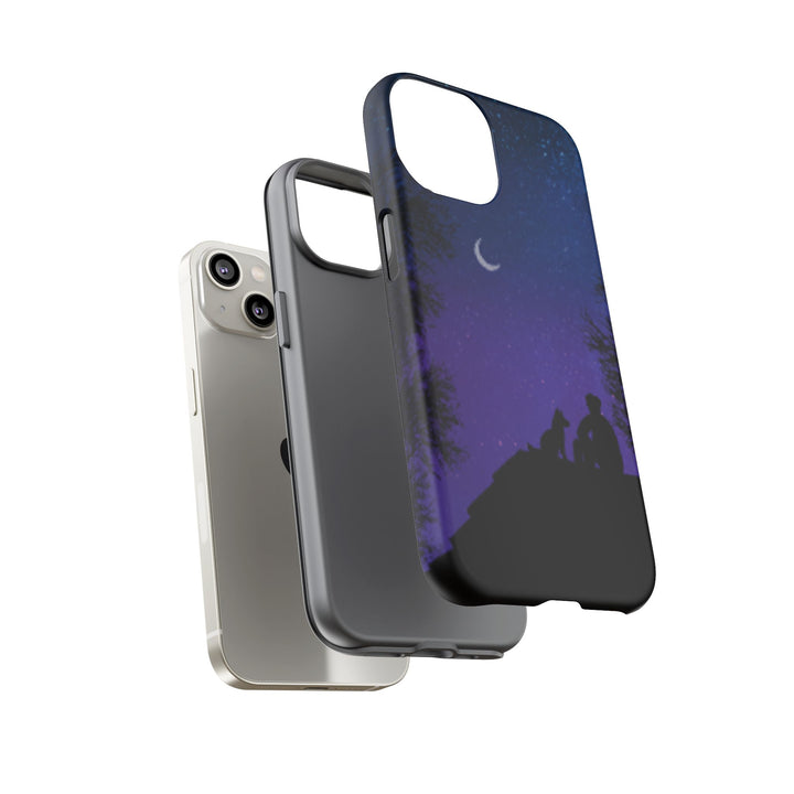 Starry Night Phone Case for Dog Lovers
