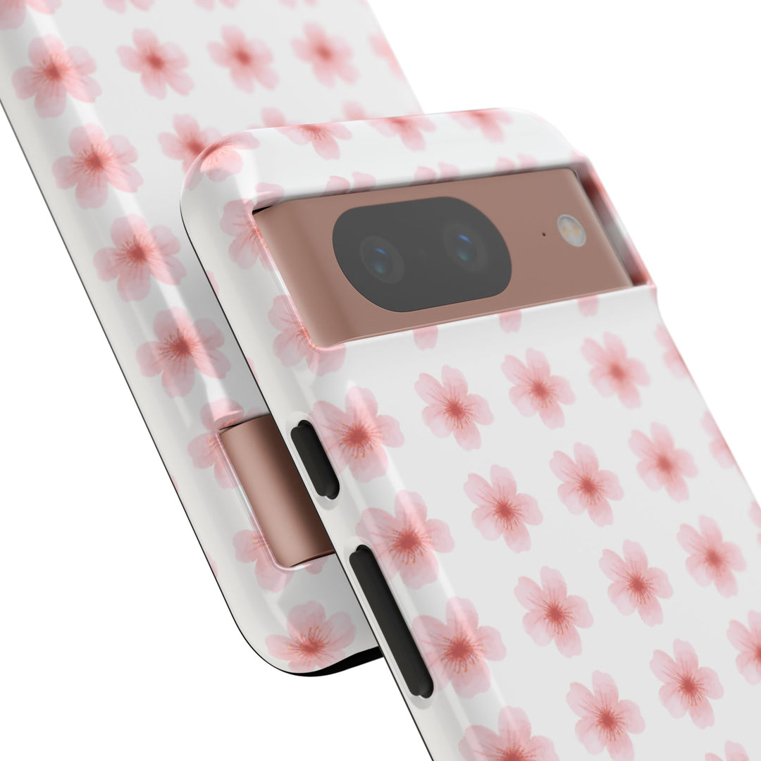 Cherry Blossom Tough Phone Case - Floral Design for Spring & Summer