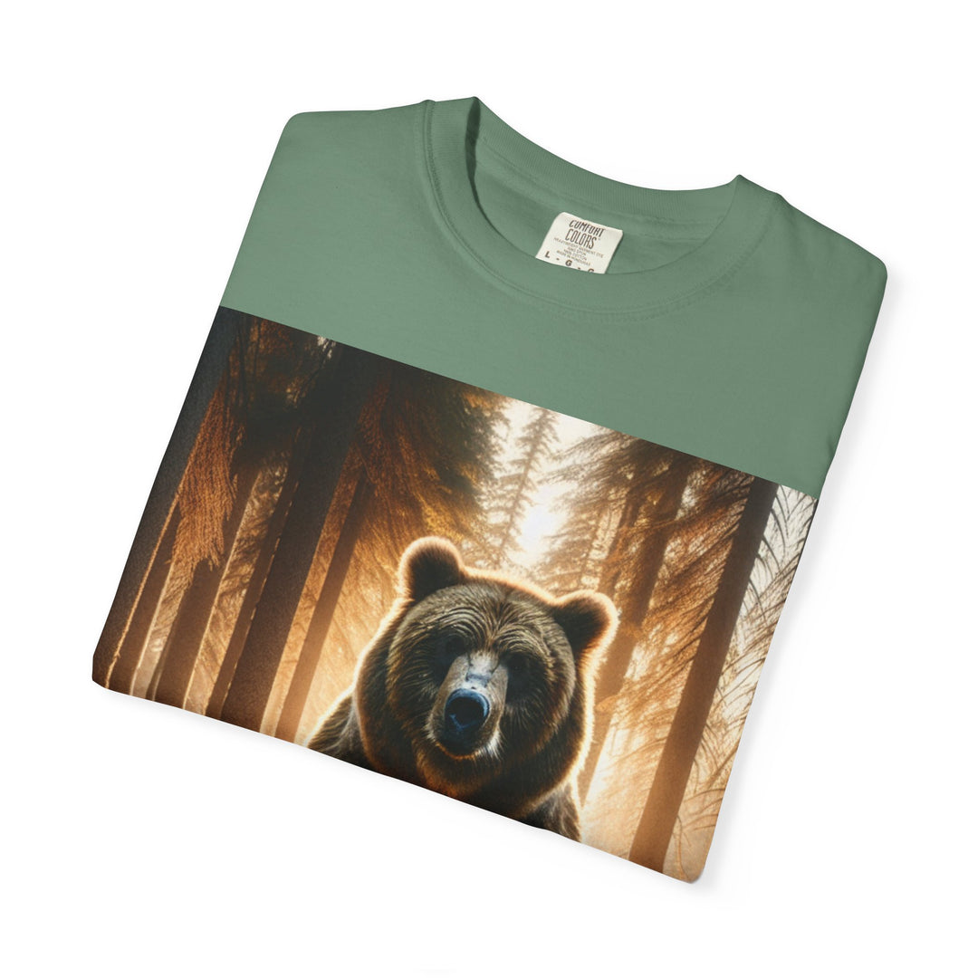 Nature-Inspired Bear Graphic Unisex T-Shirt