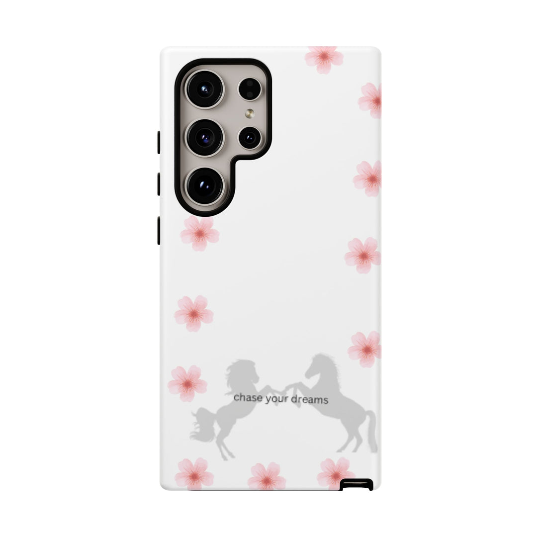 Chase Your Dreams Floral Phone Case