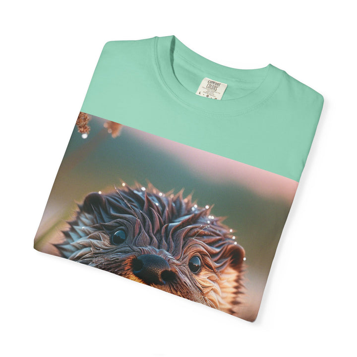 Whimsical Otter Unisex Garment-Dyed T-Shirt - Perfect for Nature Lovers