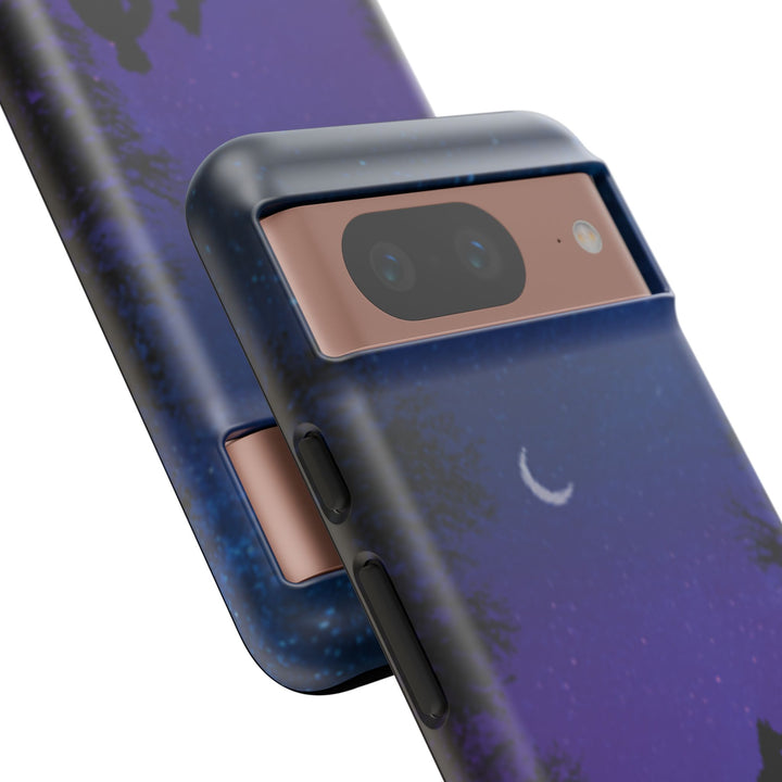 Starry Night Phone Case for Dog Lovers