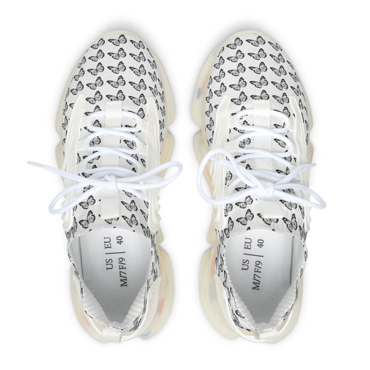 Butterfly Pattern Women's Mesh Sneakers - Lightweight and Stylish Athletic Shoes