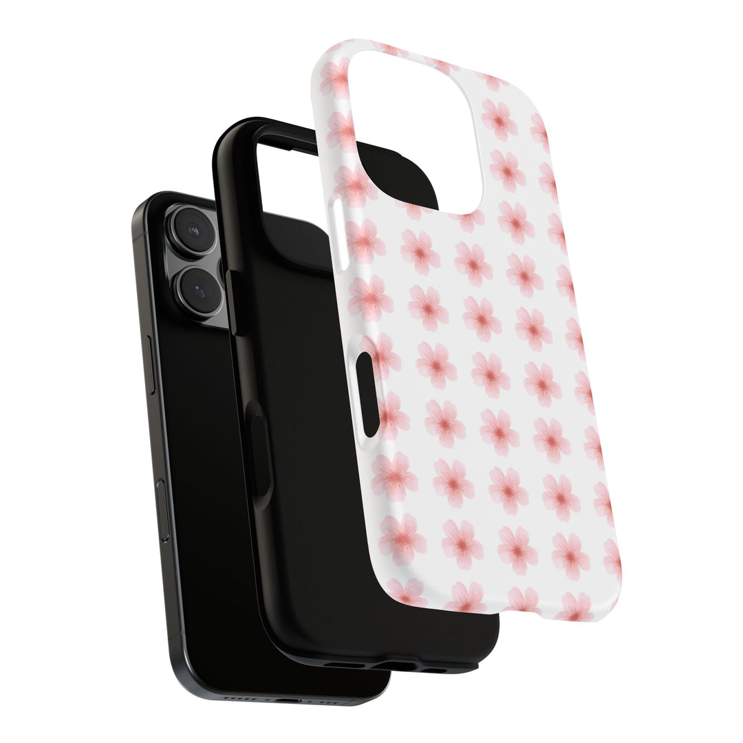 Cherry Blossom Tough Phone Case - Floral Design for Spring & Summer