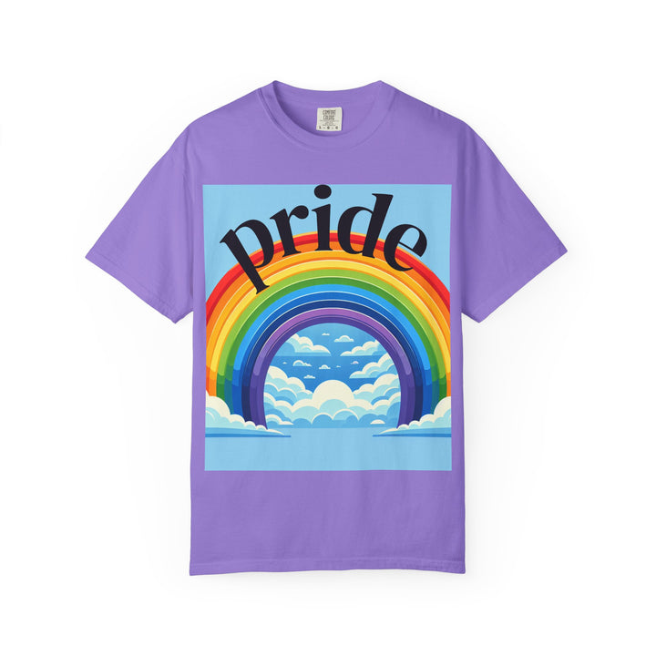 Pride Rainbow T-Shirt | Unisex Garment-Dyed Tee | LGBTQ+ Style, Casual Wear, Gift for Pride Month, Summer Fashion